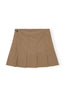 Drapey Melange Mini Skirt