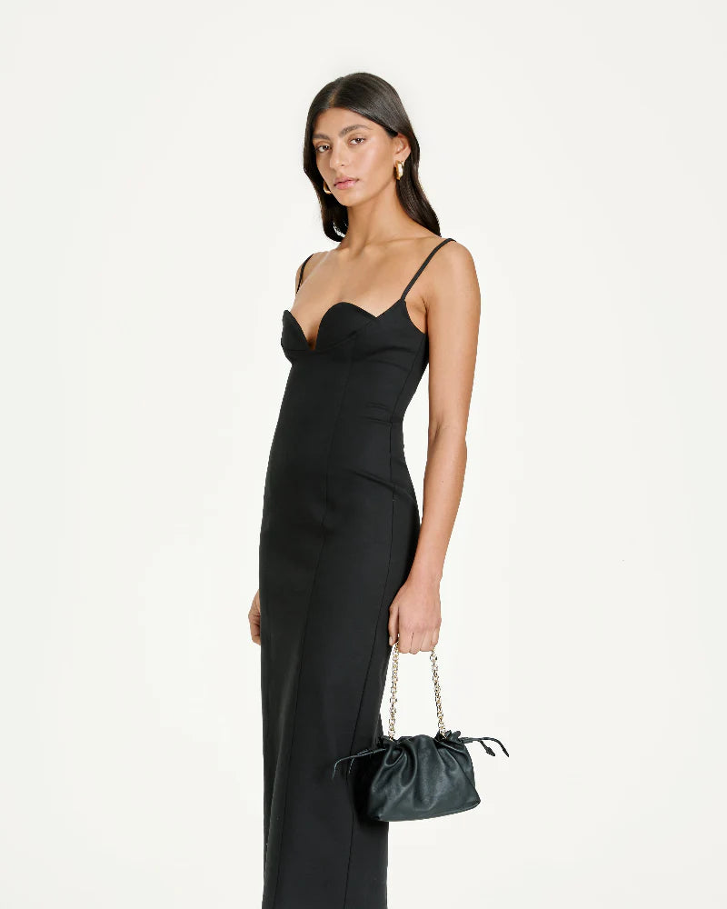 Alexandra Petite Drawstring Black