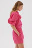 Chiara Poplin Shirt Raspberry