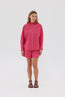 Chiara Poplin Shirt Raspberry