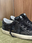 Superstar Sneaker Black with Black Glitter