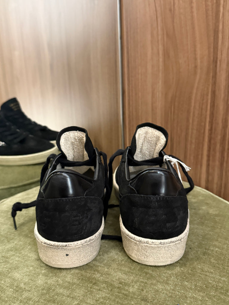 Ballstar Sneaker Black with Black Crystals
