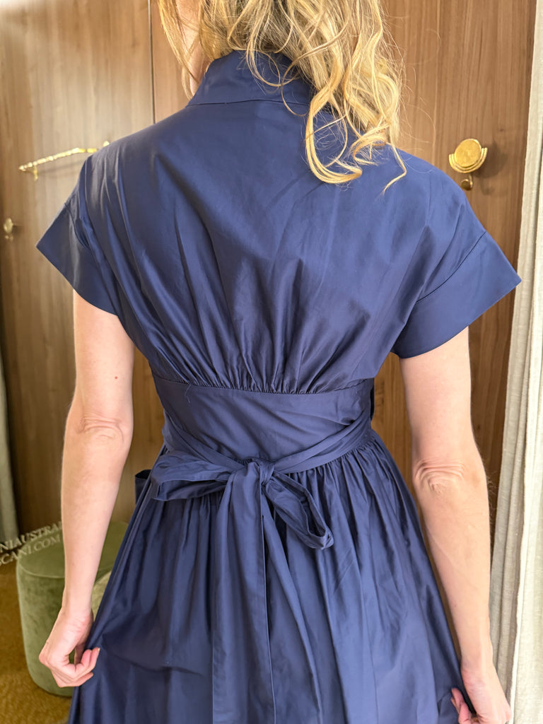 Gimena Long Dress Navy