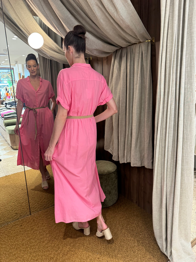 Linnet Dress Pink Cricket