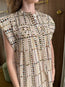 Leazali Dress Ecru