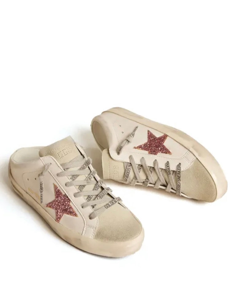 Sabot Slide with Ice Pink Star