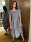 Black Short Sleeve Dress