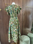 Darya Drop Waist Midi Dress Lichen