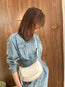 Oskan Moon Shoulder Bag Chalk