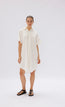 Chiara Short Sleeve Shirt Dress White
