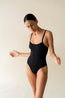 The Square One Piece Black