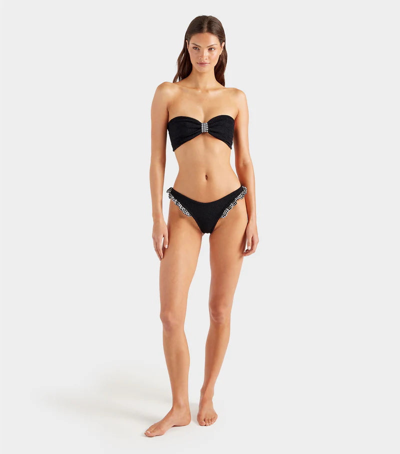 Jean Bikini Black Gingham