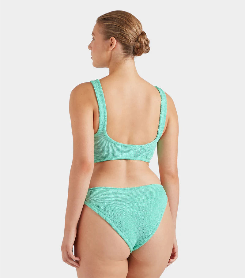 Julia Bikini Pearly Hoop Metallic Mint