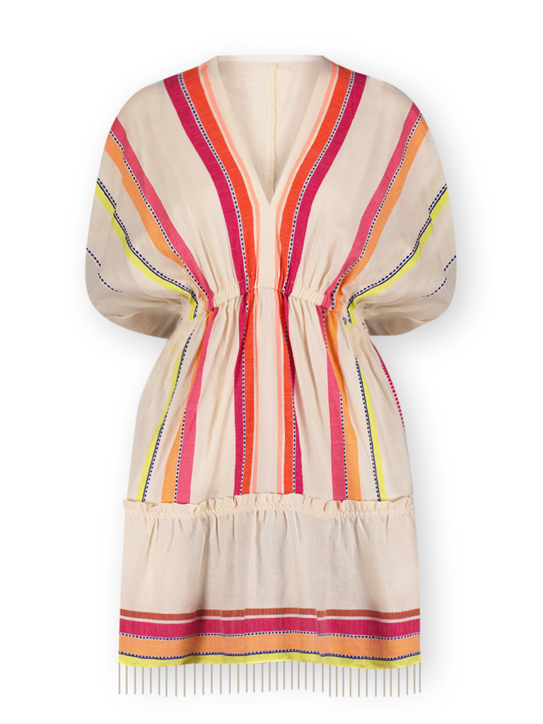 Alem Plunge Dress Fiesta