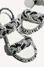 Maria Sandal Black White