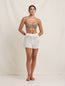 Pointelle Mini Skirt