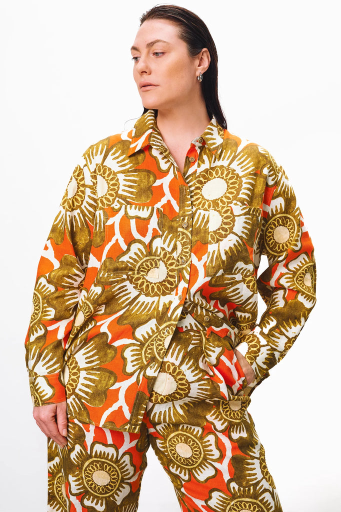 Adele Shirt Poppy Multi