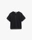 Kelly Boxy Tee Black