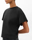 Kelly Boxy Tee Black