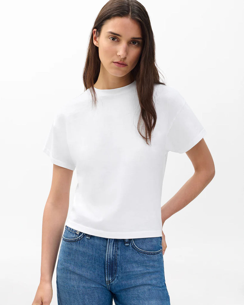 Kelly Boxy Tee White