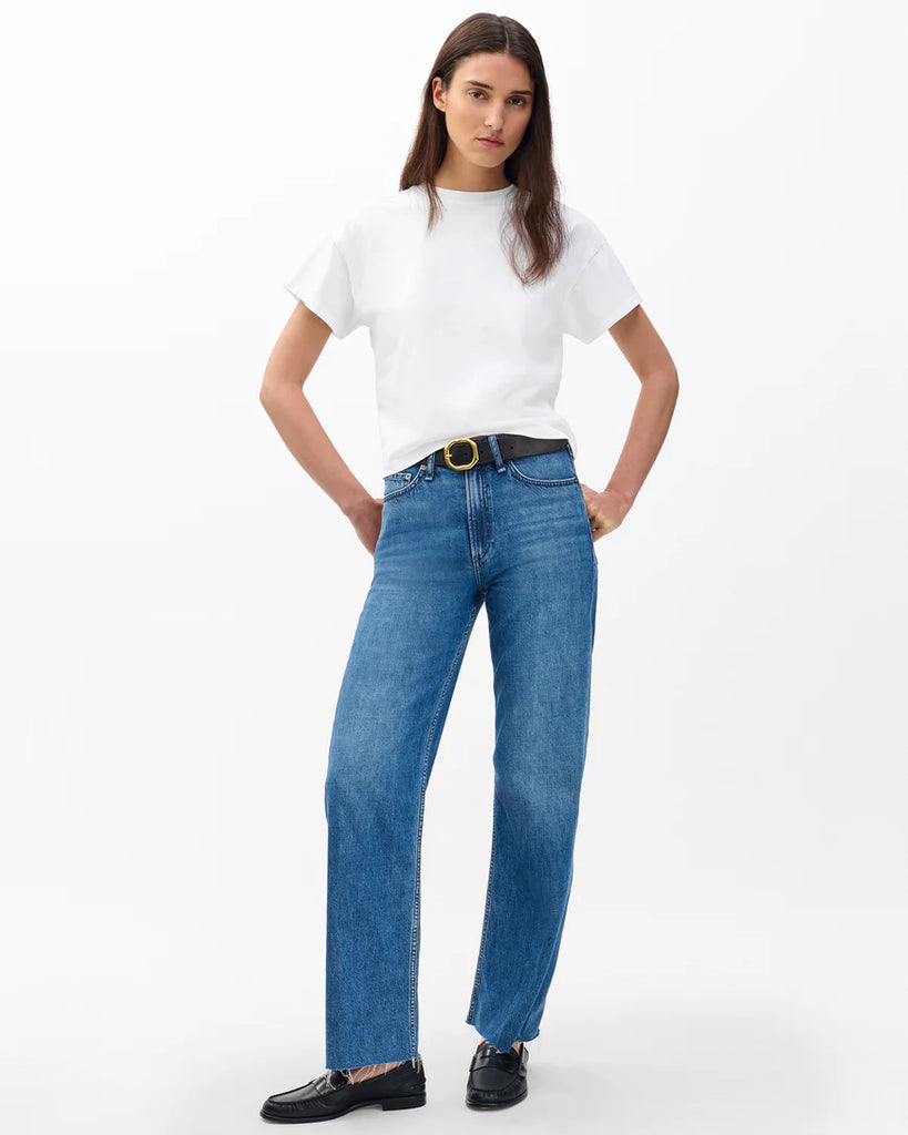 Kelly Boxy Tee White