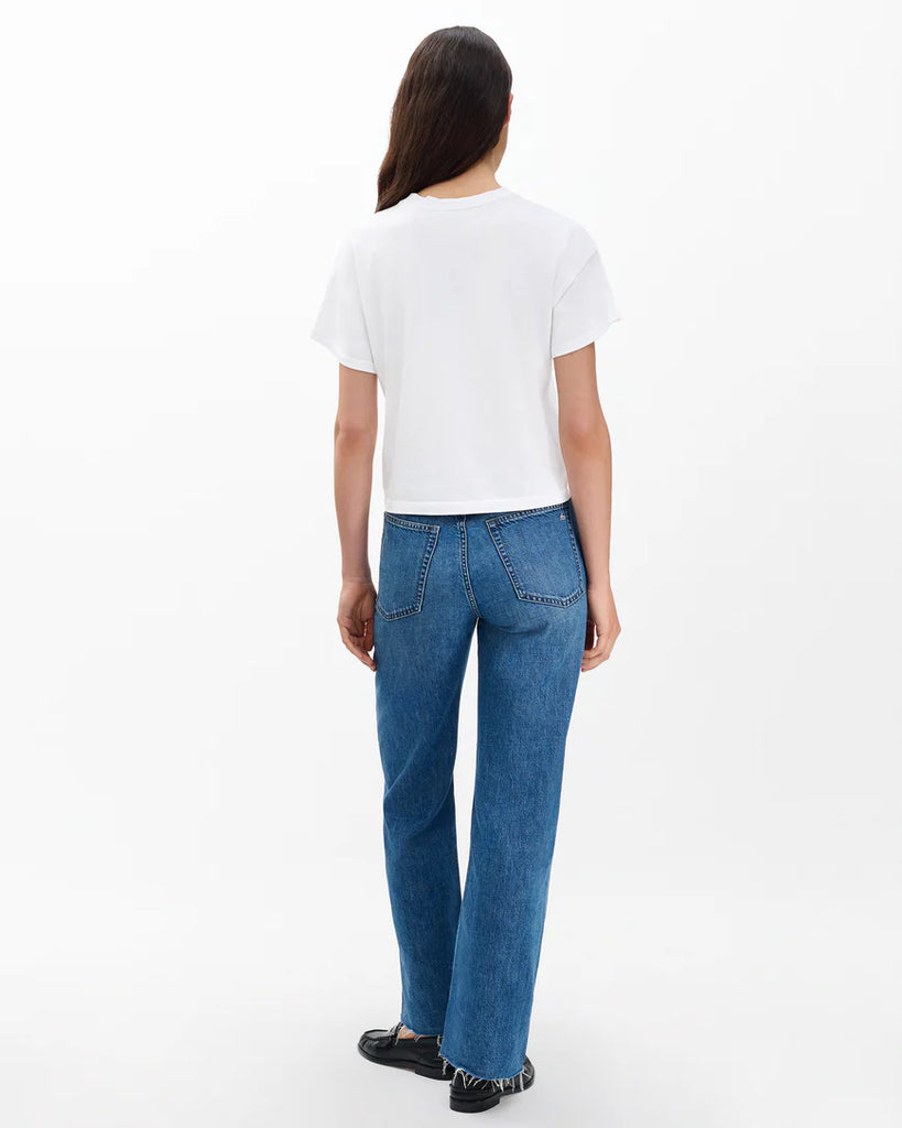 Kelly Boxy Tee White