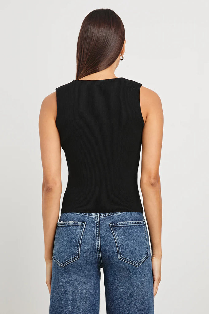 Rosa Vest Black