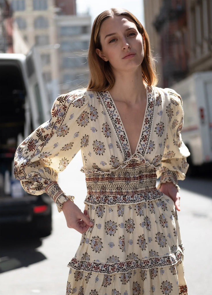 Ellabeth Embroidered Dress