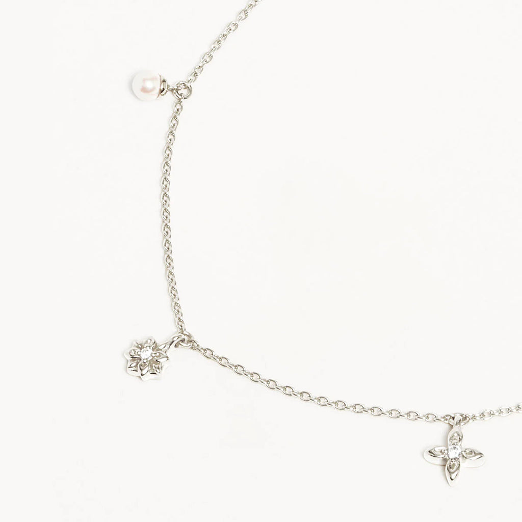 Live in Peace Choker Silver