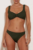Bonnie Bikini Metallic Khaki