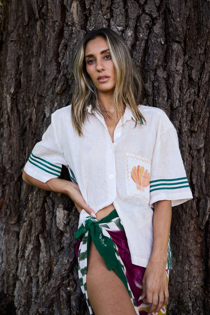 Shorty Shirt Cream Shell