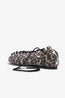 Eyelets Lace Up Ballerina Denim Print