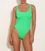 Square Neck Swim Lime