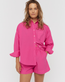 Chiara Cotton Shirt Ultra Pink