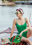 Pamela Swimsuit Emerald