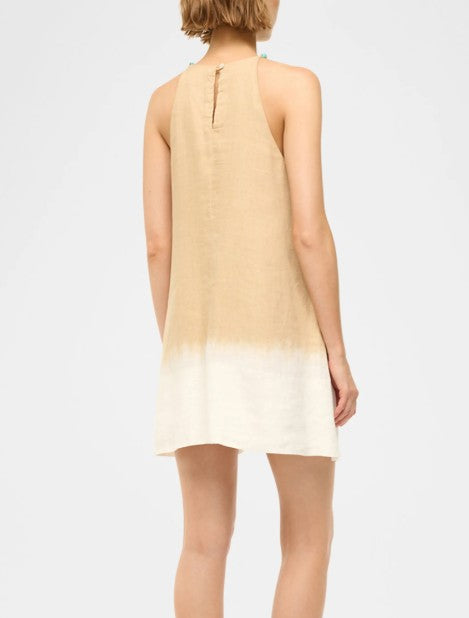Cabo Linen Dress Desert Tie Dye