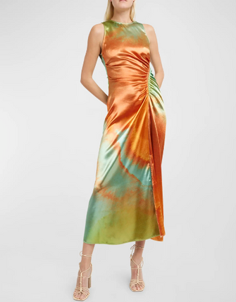 Cordelia Dress Desert Topaz