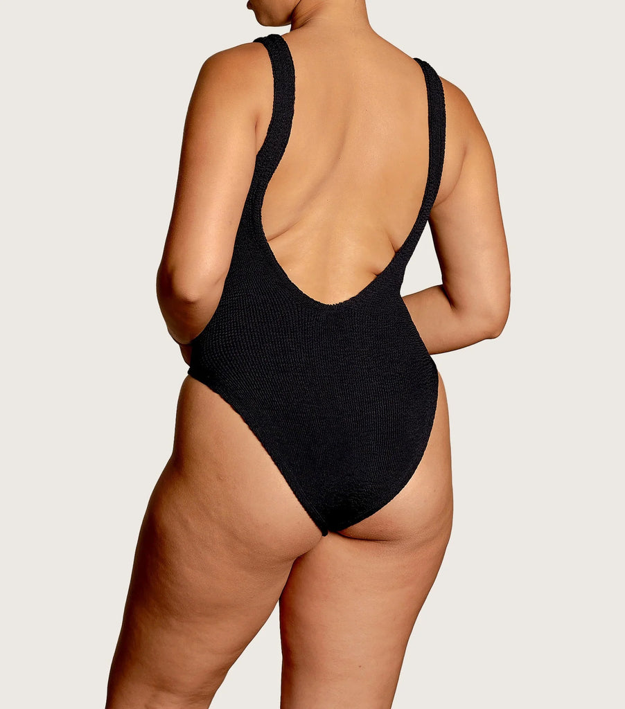 Square Neck Swim Black