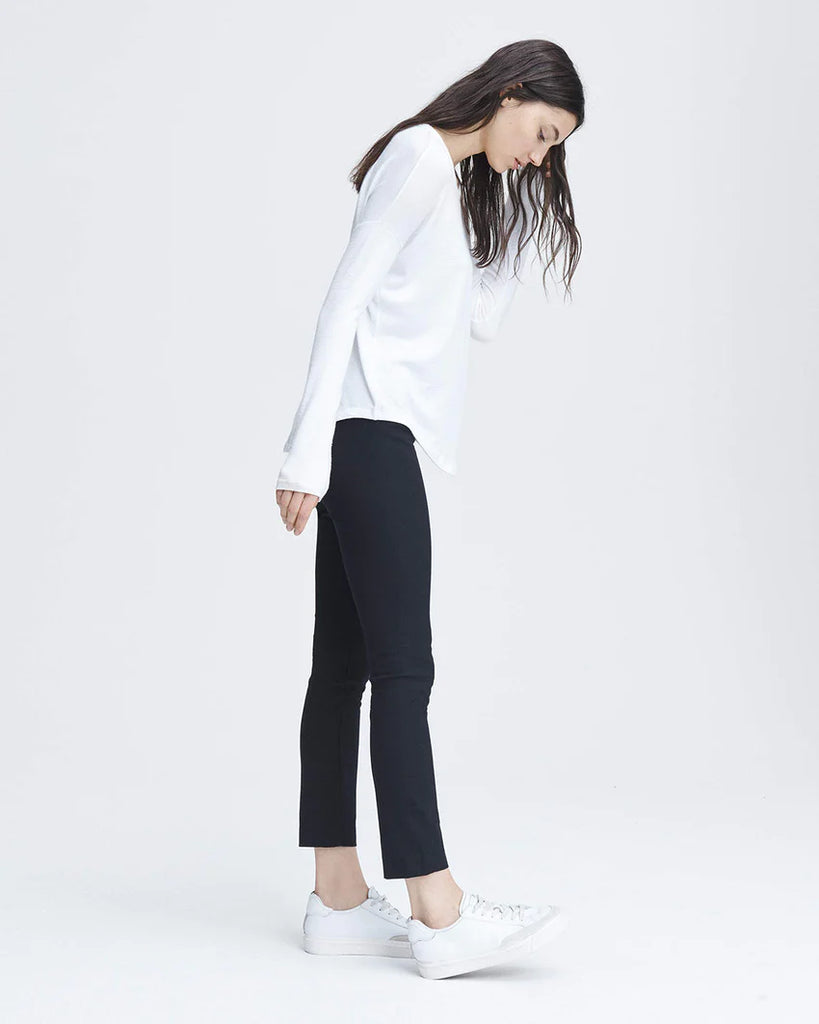 Knit Long Sleeve White