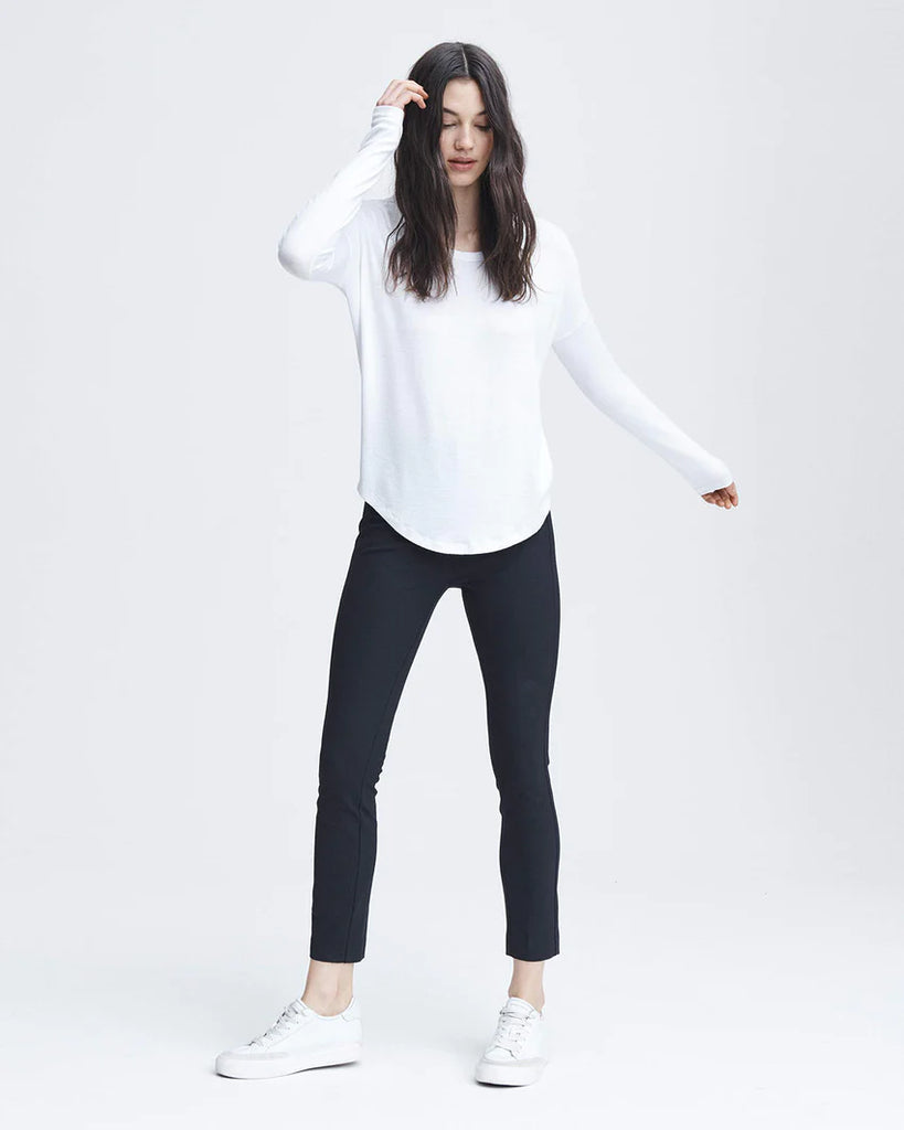 Knit Long Sleeve White