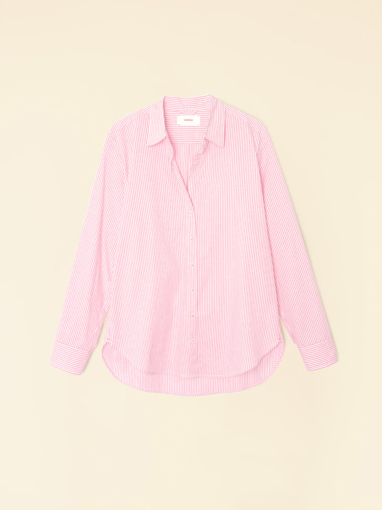 Beau Shirt Fire Pink Stripe