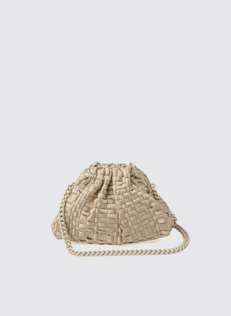 Mini Game Ribbon Satin Gold