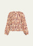 Brea Long Sleeve Blouse Amaranthus