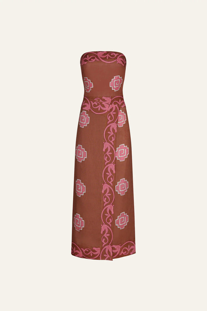 Ancient Dress Paprika Pink