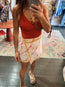Aurora Wrap Mini Skirt