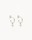 Live in Light Hoops Earrings Silver