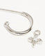 Live in Light Hoops Earrings Silver