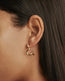 Gold Flow of Life Hoops