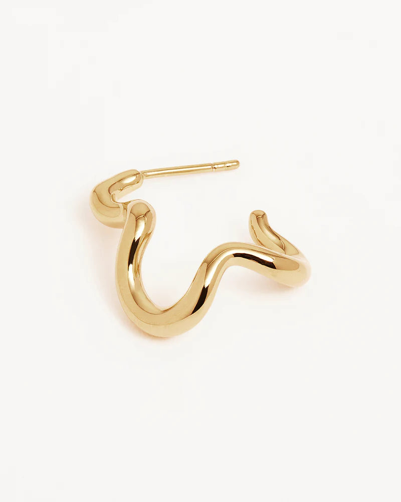 Gold Flow of Life Hoops
