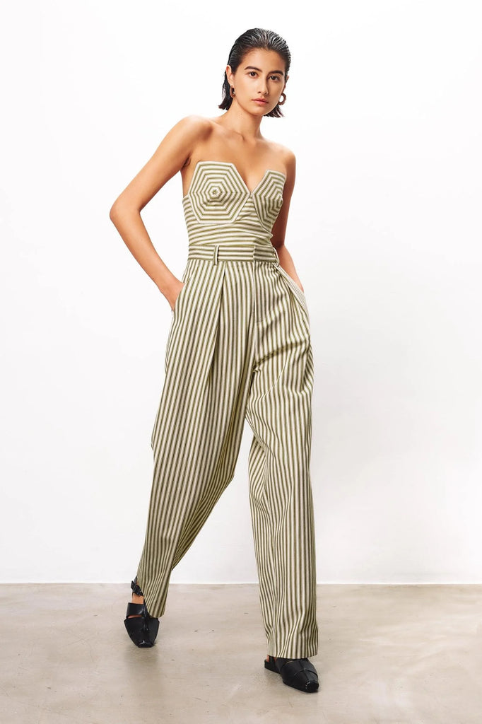 Marella Pant Cream Olive